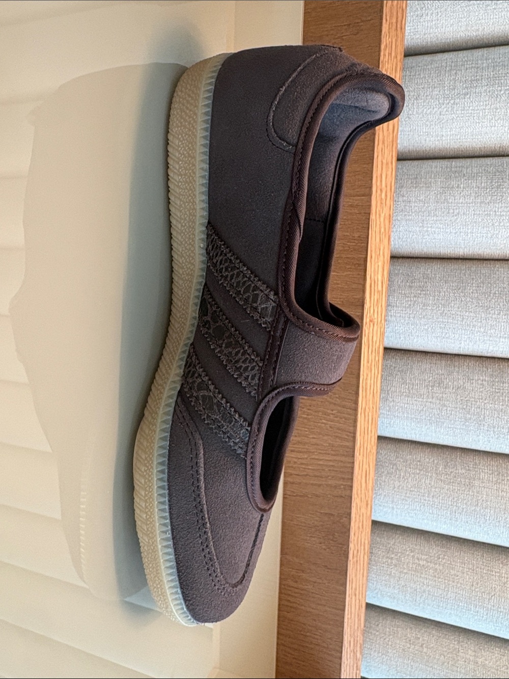 Adidas  Mary Jane Strap Shoes Brown - Picture 2 of 7